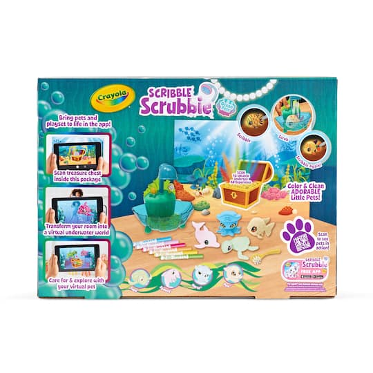 Crayola® Scribble Scrubbie Ocean Pets Glow Lagoon Playset